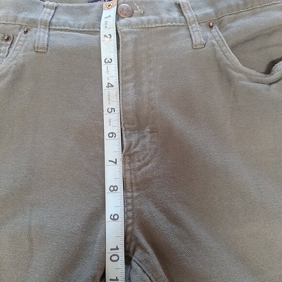 J. Crew SLIM Fit Flex Jeans; Olive Green; EUC; Tag says 33 Waist, 30 Length - Picture 4 of 4